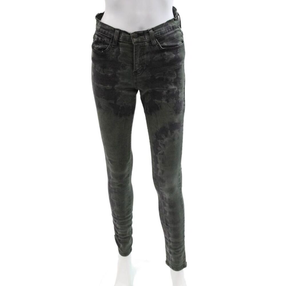 Flying Monkey Women Skinny Ankle Jeans Dark Gray Size 27